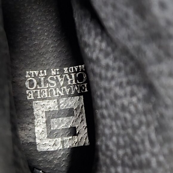 Emanuele Crasto Leather Knee High Boots Women’s EU 40 US 9 Italian Made - Picture 8 of 10